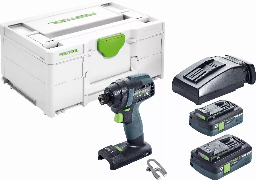 Visseuse à Chocs Sans Fil TID 18-Basic FESTOOL - 2 Batterie, Chargeur - En Systainer3 - 576482